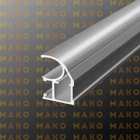 Профиль вертикальный асимметричный MS120 Серебряное дерево (A53)